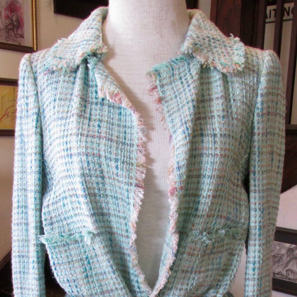Ungaro Fushia- Boucle Suit By Emanuel Ungaro...Nwt- 2 Pocket Jkt N Pencil Skirt